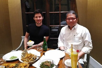 Дуров прибыл в Индонезию из-за блокировки Telegram