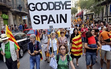 На фоне протестных настроений в Каталонии Telegram снискал особую популярность у испанцев